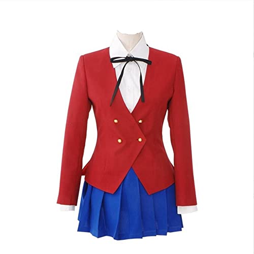 Weixu Anime Aisaka Taiga Cosplay Kostüm Damen Matrosenuniform Anzug Halloween Party Outfit L von Weixu