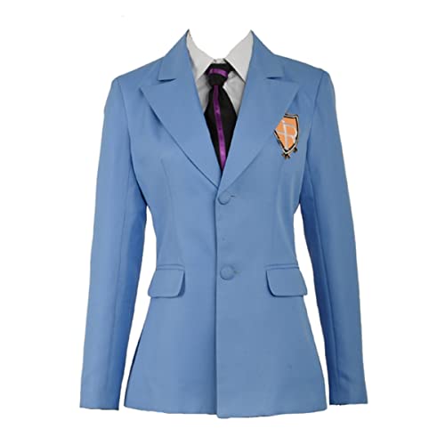 Weixu Anime Fujioka Haruhi Cosplay Kostüm Host Club Frauen Uniform Blazer mit Krawatte Halloween M von Weixu