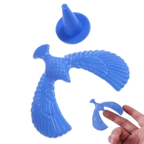 Weldphur Balancing Vogel für Finger, gewichtete Ausgleichsvögel | Balancing Eagle Bird mit Basiskombination Set | Kleines kreatives -Trick -Spiel für die Lagerung von Stuffern Kinder Spannungsstimmung von Weldphur