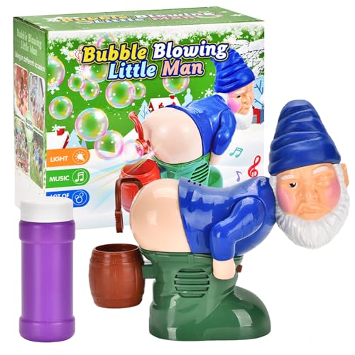 Weldphur Blasen-Pups-Staubsauger | Gartenzwerge Elektrischer Blasgenerator Mit Blinklichtern Und Musik | Automatisches Spielzeug Für Kinder 3-6 Jahre Für Schlafzimmer Picknick Festival Party Hochzeit Weldphur Blasen-Pups-Staubsauger | Gartenzwerge Elektrischer Blasgenerator Mit Blinklichtern Und Musik | Automatisches Spielzeug Für Kinder 3-6 Jahre Für Schlafzimmer Picknick Festival Party Hochzeit von Weldphur