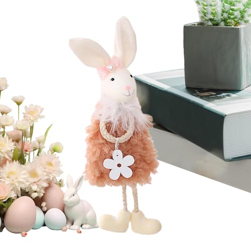 Weldphur Bunny Hase Stofftier - Kleine Hasenpuppe - Osterhasen Dekorationen Osterhase Stofftier Kreative Festliche Plüschtier für Ostern Fenster von Weldphur