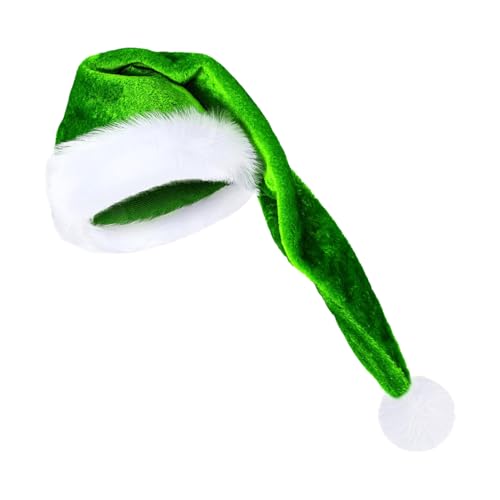Weldphur Weihnachtsmütze für Erwachsene, 75 cm lang, weicher Samt, lange Weihnachtsmannmütze – Unisex, Winter-Kopfbedeckung für Kostüm, Party, Feier, Fotokabine, Requisite, Maskerade, Bühnenaufführung Weldphur Weihnachtsmütze für Erwachsene, 75 cm lang, weicher Samt, lange Weihnachtsmannmütze – Unisex, Winter-Kopfbedeckung für Kostüm, Party, Feier, Fotokabine, Requisite, Maskerade, Bühnenaufführung von Weldphur