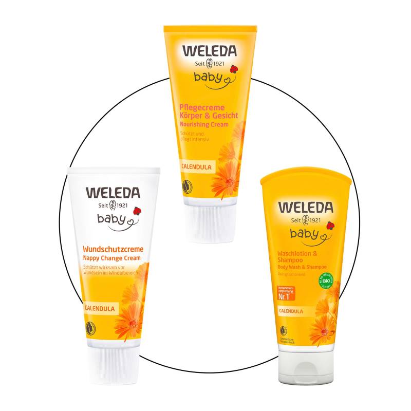 Weleda Baby Derma Bundle Calendula Baby-Starterset von Weleda