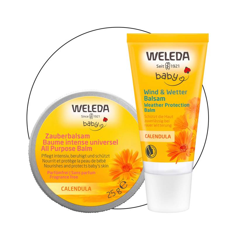 Weleda Baby Derma Bundle Calendula Baby für Unterwegs von Weleda