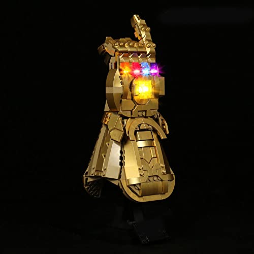 LED-Licht-Kit für Lego 76191 Infinity Gauntlet, USB Anschluss Beleuchtungsset Kompatibel mit Lego 76191 (nur Lichter, Keine Lego Modelle) (Klassisch) von Welkin DC