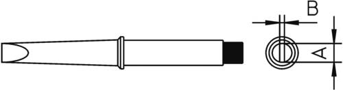 Weller 4CT5B7-1 Lötspitze Meißelform, gerade Spitzen-Größe 2.4mm Inhalt 1St. von Weller