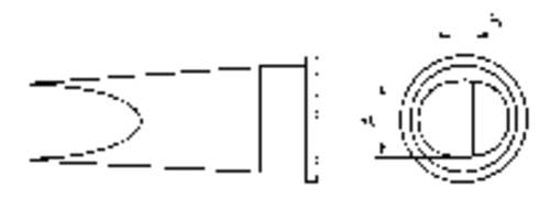 Weller LHT-E Lötspitze Flachform Spitzen-Größe 6.7mm Inhalt 1St. von Weller