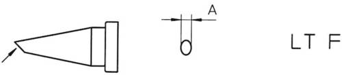 Weller LT-4X Lötspitze Rundform, gebogen Spitzen-Größe 1.2mm Inhalt 1St. von Weller