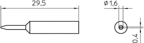Weller XNT 6 Lötspitze Meißelform Spitzen-Größe 1.6mm Inhalt 1St. von Weller