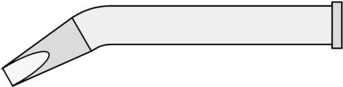 Weller XT MX Lötspitze Meißelform, gebogen Spitzen-Größe 3.2mm Spitzen-Länge 53.5mm Inhalt 1St. von Weller