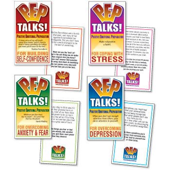 PEP Talks Cards, Set of 4 by Wellness Reproductions & Publishing von Wellness Reproductions & Publishing