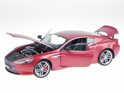 Aston Martin DB9 DB 9 Coupé rot Modellauto 18045 Welly 1:18 von Welly