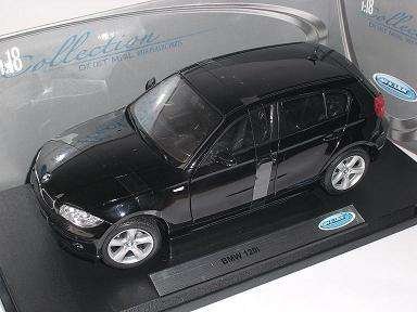 BMW 1er 1 er 120i 120 i E87 E 87 SCHWARZ BLACK METALLMODELL 1/18 WELLY MODELLAUTO MODELL AUTO von Welly