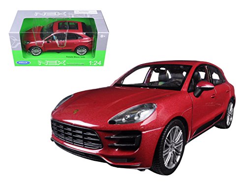 Porsche Macan Turbo Red 1/24 by Welly 24047 by Porsche von Porsche