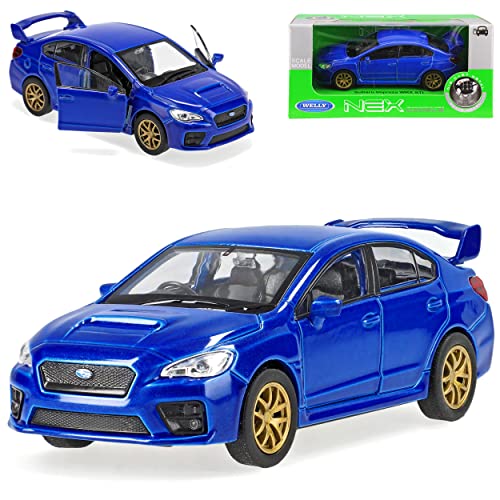 Welly Subaru Impreza WRX STI Limousine Blau Ab 2014 ca 1/43 1/36-1/46 Modell Auto von Welly