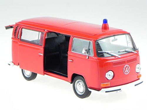 VW T2 FDHerwehr Bus 1972 Modellauto 22472 Welly 1:24 von Welly