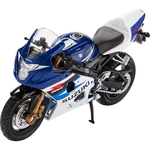 Welly 2004 Suzuki GSX-R750 12803, Blau/Weiß, 1:18 Die Cast von Welly