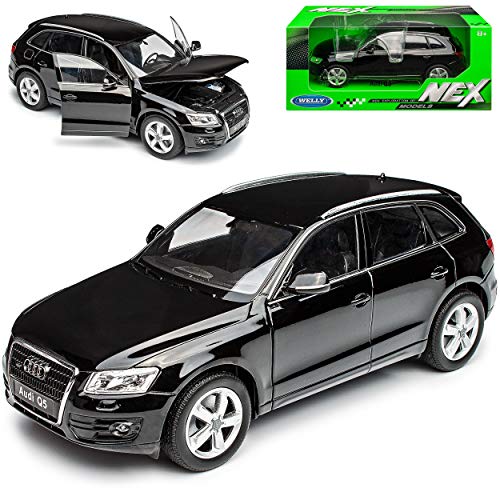 Welly A*U*D*I Q5 SUV Schwarz Ab 2008 1/24 Modell Auto von Welly