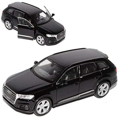 Welly A*U*D*I Q7 4M SUV Schwarz 2. Generation Ab 2015 ca 1/43 1/36-1/46 Modell Auto von Welly