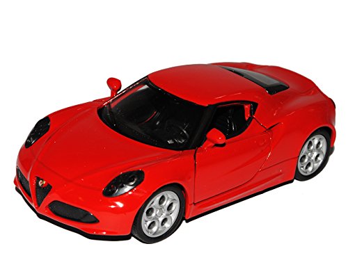 Welly Alfa Romeo 4C Coupe Rot Ab 2014 ca 1/43 1/36-1/46 Modell Auto von Welly