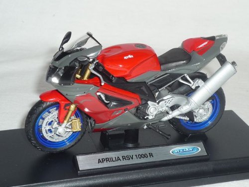 Welly Aprilia RSv1000r RSv 1000 R Rot 1/18 Modellmotorrad Modell Motorrad Welly Aprilia RSv1000r RSv 1000 R Rot 1/18 Modellmotorrad Modell Motorrad von Welly