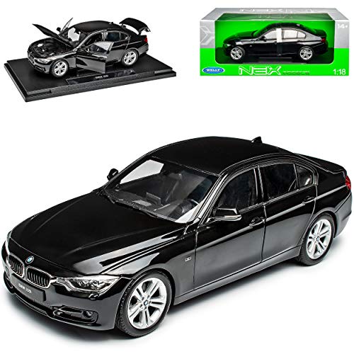 Welly B*M*W 3er F30 335i Limousine Schwarz AB 2012 1/18 Modell Auto von Welly