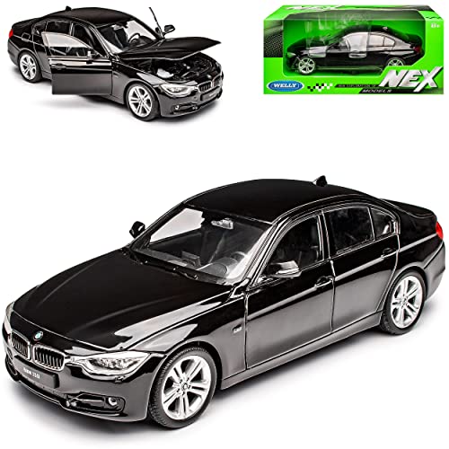 Welly B*M*W 3er F30 335i Limousine Schwarz 2011-2019 1/24 Modell Auto von Welly