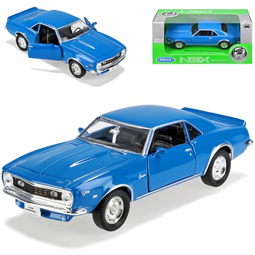 Welly Chevrolet Chevy Camaro Z28 Coupe Blau 1968 1. Generation ca 1/43 1/36-1/46 Modell Auto von Welly