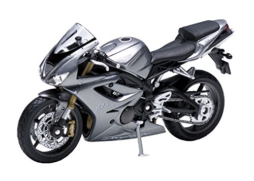 Welly DieCast Modell Motorrad Triumph Daytona 675 grau Motorradmodell 1:18 von Welly