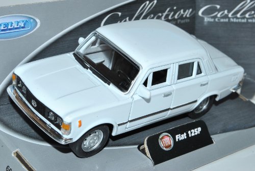 Welly FIAT 125P Weiss Limousine 1967-1972 Polski FIAT ca 1/43 1/36-1/46 Modell Auto von Welly