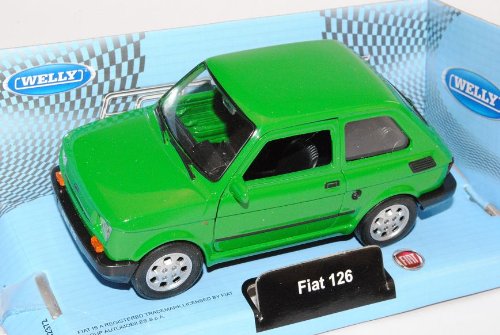 Welly FIAT 126 Grün 1972-2000 Polski FIAT ca 1/43 1/36-1/46 Modell Auto von Welly