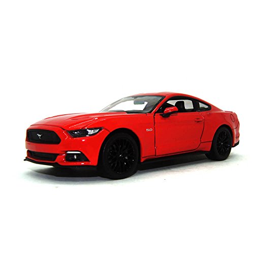 Ford Mustang GT, rot 2015 Maßstab 1:24 - Metall / Kunststoff - Fertigmodell Welly von Welly