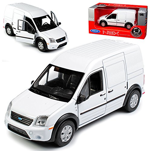 Welly Ford Transit Tourneo Connect Weiss 1. Generation 2002-2013 ca 1/43 1/36-1/46 Modell Auto mit individiuellem Wunschkennzeichen von Welly