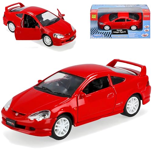 Welly Hon-da Integra Acura RSX Type-R Coupe Rot 2002-2006 ca 1/43 1/36-1/46 Modell Auto von Welly