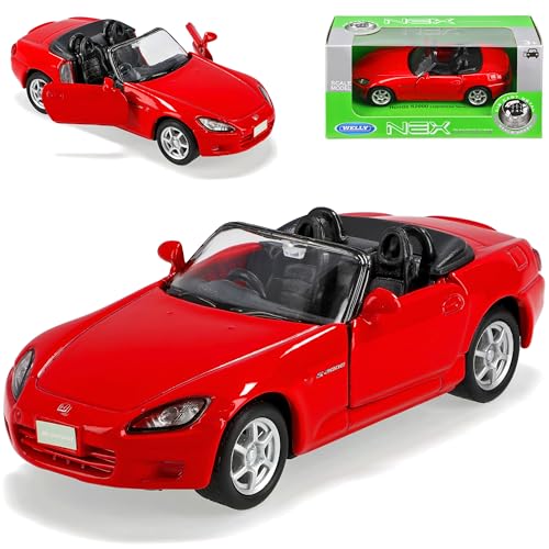 Welly Hon-da S2000 Cabrio Rot 1999-2009 ca 1/43 1/36-1/46 Modell Auto von Welly