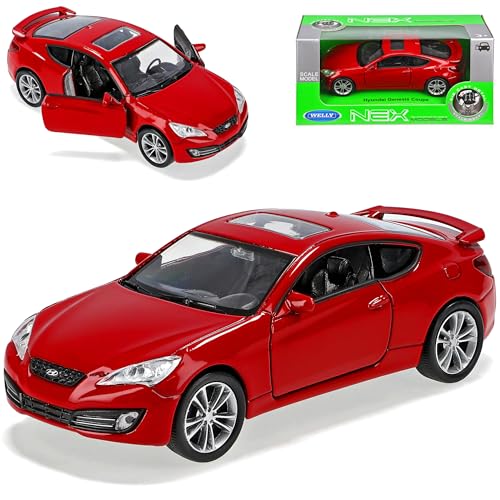 Welly Hyundai Coupe Genesis Rot Ab 2008 ca 1/43 1/36-1/46 Modell Auto von Welly