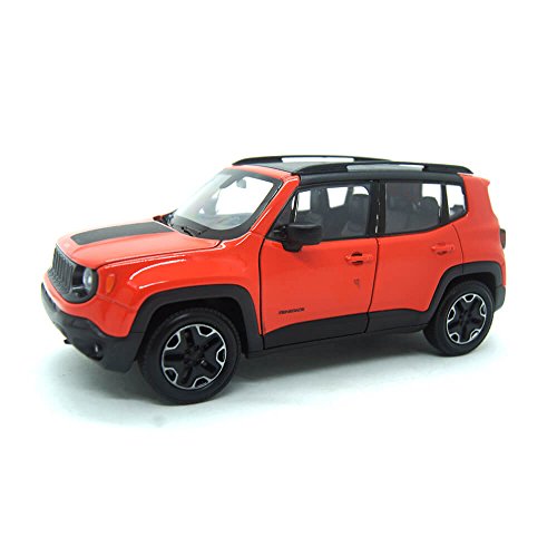 Welly Jeep Renegade Trailhawk 2017 orange, Modellauto 1:24 von Welly