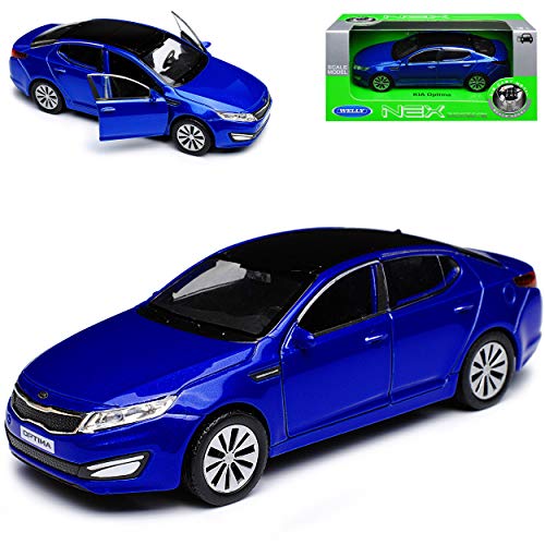 Welly Kia Optima TF K5 Ab 2010 Limousine Blau ca 1/43 1/36-1/46 Modell Auto von Welly