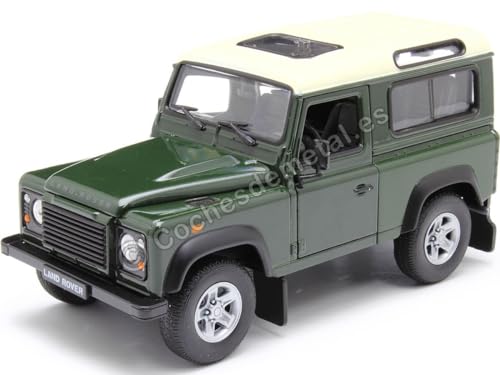 Welly Landrover Defender grün/weiß 1:24 von Welly