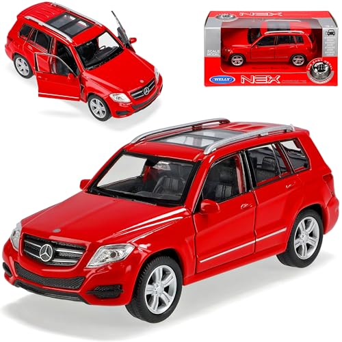 Welly Mercedes-B GLK SUV X204 Rot Ab 2008 Vor Facelift 2012 ca 1/43 1/36-1/46 Modell Auto von Welly