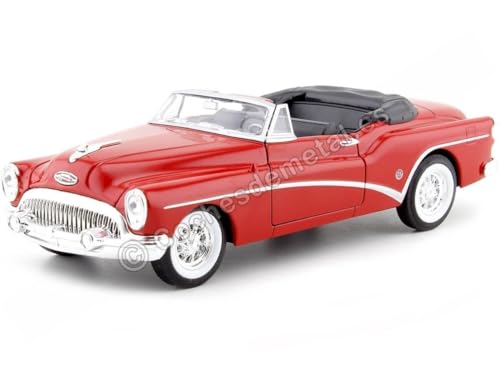 Welly Modell 1:24 Buick Skylark , rot, 1953 24027 von Welly