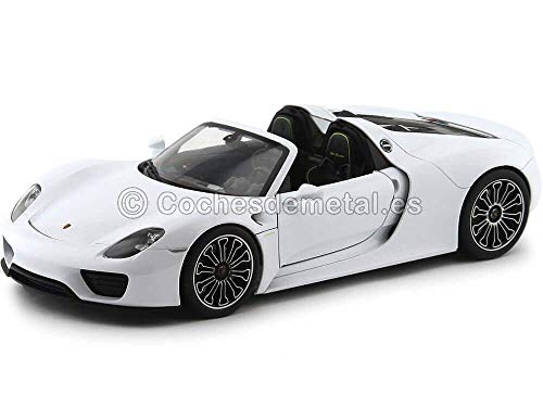 Welly Porsche 918 Spyder Cabriolet grau metallic 1:18 von Welly