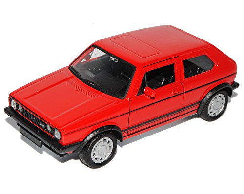 Welly Volkwagen Golf I GTI Rot 3 Türer 1974-1983 ca 1/43 1/36-1/46 Modell Auto von Welly