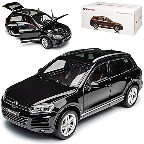 Welly Volkwagen T*o*u*a*r*e*g C2 II Schwarz Ab 2010 1/18 GTA Modell Auto von Welly