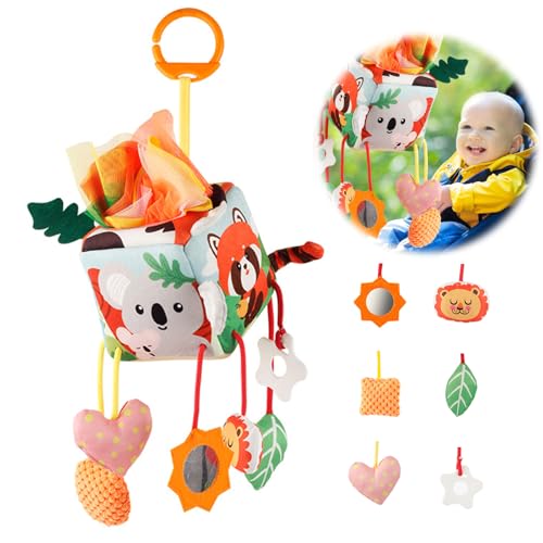 Kinderwagen Spielzeugfür Babys Activity Ausziehbar Spielzeug Hängespielzeug Babyschale Kinderbett Spielzeug Spiral Plüschtier Taschentuchhalter für Kleinkinder Jungen Mädchen ab 0 3 6 9 12 Monaten von Wenbones