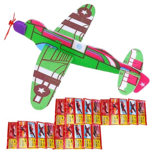 Wennala 24 Stück Styropor Flugzeuge für Kinder,Styroporflieger Kinder,Set aus Gemischten Einzeln Flugzeug Styropor,Ideal Als Mitgebsel Mitbringsel Give Aways für den Kindergeburtstag für Kinder von Wennala