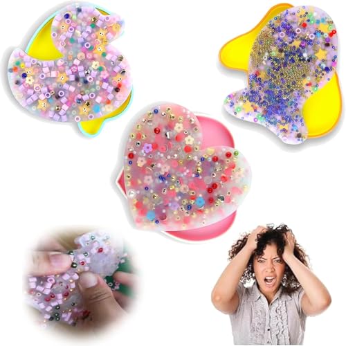 Wenxiufong Ente Picky Pad | Verabschieden Sie Sich vom Skin Picking, Skin Picking Fidget Squeeze Toys, Skin Picking Sensory Toys, pingeligen Partymatten, OCD Relief Toys für Erwachsene mit ADHS von Wenxiufong