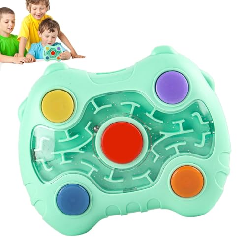 Weppduk 3D-Labyrinth für Kinder, 3D-Labyrinth-Rätsel,Montessori Handheld-Labyrinthball | Balancespiel, 3D-Labyrinth-Rätsel, Lernspielzeug zur Entwicklung der Feinmotorik für Jungen und Mädchen ab 6 von Weppduk