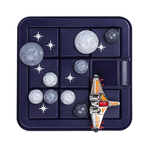 Weppduk Brettspiele für Kinder,Familienbrettspiele - Einzigartige interaktive Weltraumforschungsspiele - Challenge Intelligence Series Cosmic Trek Tischspiel, Schiebeblock-Puzzle, Lernspielzeug für von Weppduk