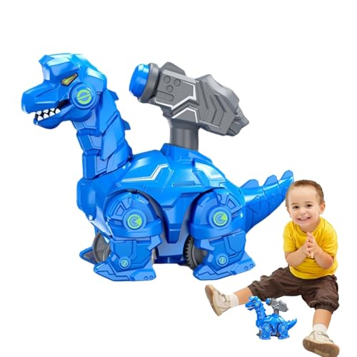 Weppduk Dinosaurier-Autospielzeug,Tier-Autospielzeug - Press and Go Dinosaurier-Kinderfahrzeug - Tragbares niedliches Tierspielzeug, pädagogisches Fahrzeugspielzeug für Zuhause, Kindergarten von Weppduk